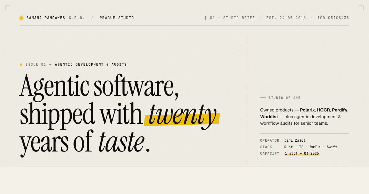Banana Pancakes visual identity